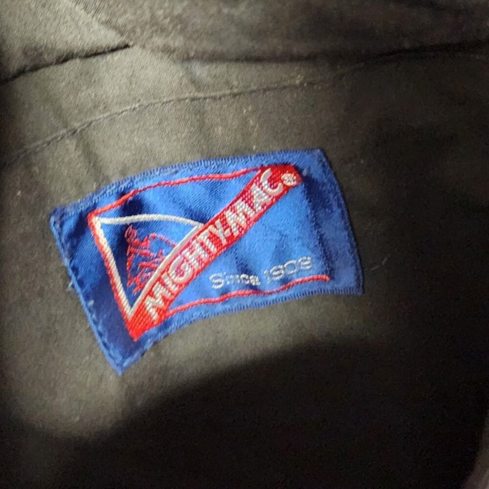 Mighty Mac Reversible Grey Duck Down Feather Filled Gray Puffer Vest Men Medium - Picture 6 of 7